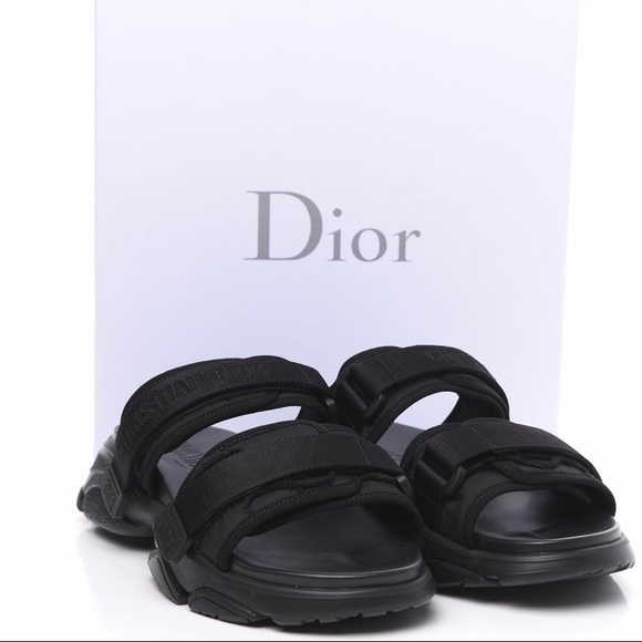 CHRISTIAN DIOR Technical Fabric D-Wander Slide - Picture 1 of 8